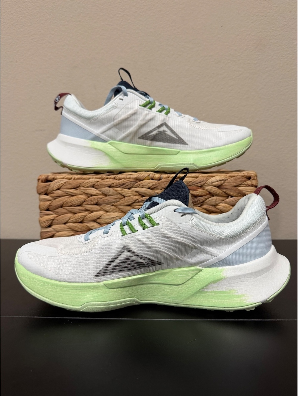 Size 10 - Nike Women’s Juniper Trail 2 NN “White Thunder Blue Chlorophyll”